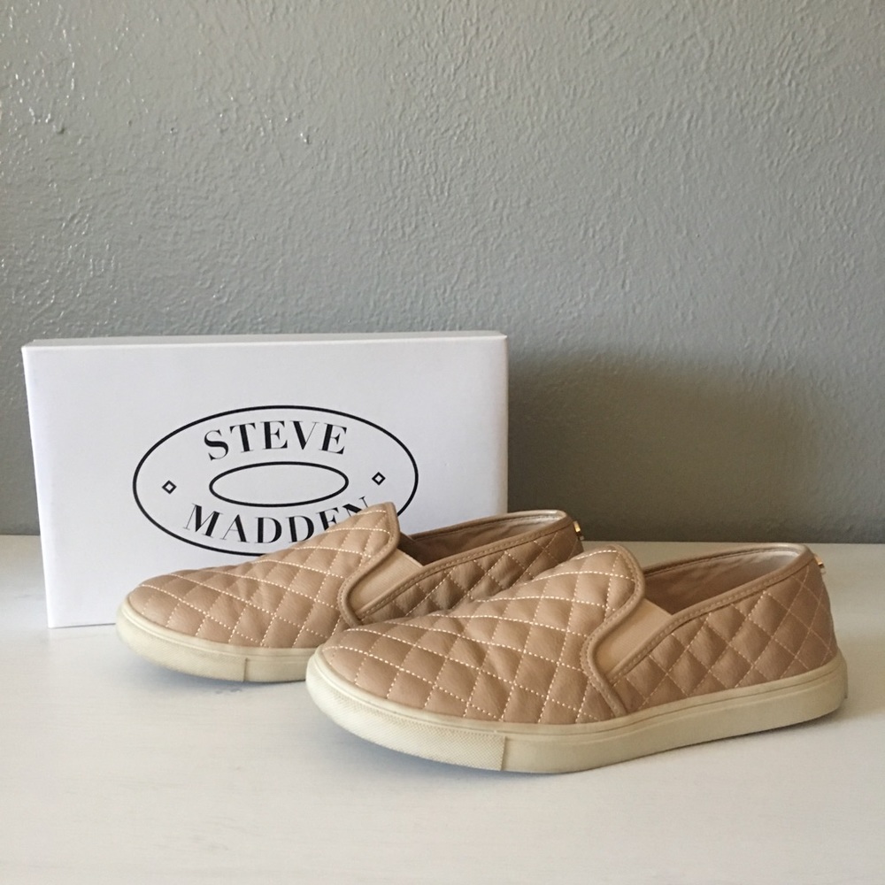 Steve Madden Ecentrcq Slip On Sneaker Tan 10